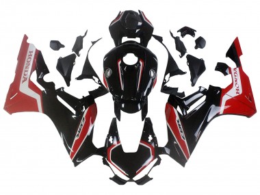 Honda CBR1000RR Motorrad Verkleidung 2017-2024 - Rot Weiss Glanzendes Schwarz