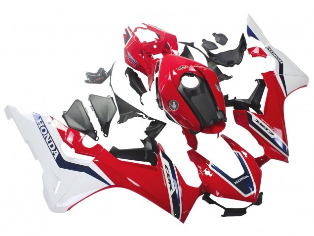 Honda CBR1000RR Motorrad Verkleidung 2017-2024 - Weiss Rot Dunkel Blau Fireblade