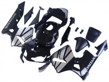 Honda CBR600RR Motorrad Verkleidung 2003-2004 - Silber Glanzendes Schwarz