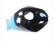 Honda CBR600RR Motorrad Verkleidung 2003-2004 - Hellblau Rot Glanzendes Schwarz Dunlop