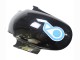 Honda CBR600RR Motorrad Verkleidung 2003-2004 - Hellblau Rot Glanzendes Schwarz Dunlop