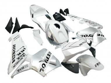Honda CBR600RR Motorrad Verkleidung 2003-2004 - Weiss Silber Schwarz Repsol
