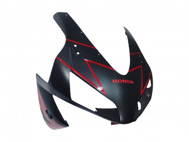 Honda CBR600RR Motorrad Verkleidung 2003-2004 - Rot Glanzendes Schwarz Matt Schwarz
