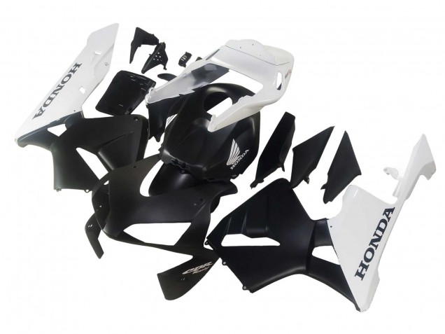 Honda CBR600RR Motorrad Verkleidung 2003-2004 - Weiss Matt Schwarz