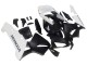 Honda CBR600RR Motorrad Verkleidung 2003-2004 - Weiss Matt Schwarz