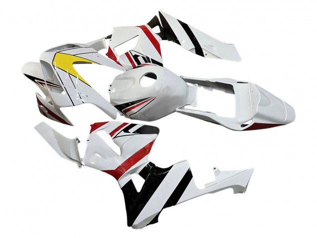 Honda CBR600RR Motorrad Verkleidung 2003-2004 - Weiss Rot Gelb Schwarz