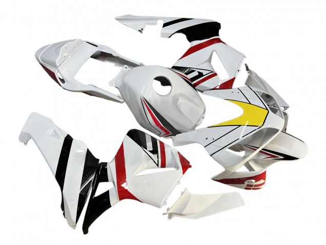 Honda CBR600RR Motorrad Verkleidung 2003-2004 - Weiss Rot Gelb Schwarz
