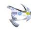 Honda CBR600RR Motorrad Verkleidung 2003-2004 - Weiss Blau Rot Nastro Azzurro 46