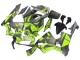 Honda CBR600RR Motorrad Verkleidung 2003-2004 - Gelb Matt Schwarz