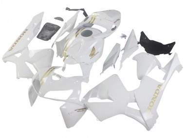 Honda CBR600RR Motorrad Verkleidung 2005-2006 - Weiss Gold