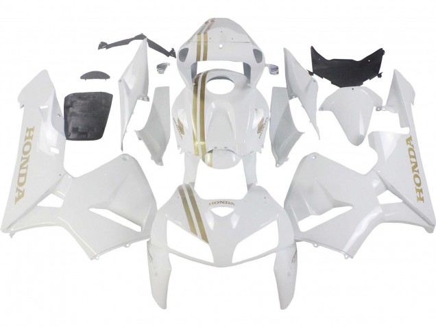Honda CBR600RR Motorrad Verkleidung 2005-2006 - Weiss Gold