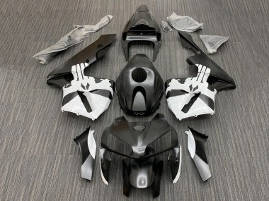 Honda CBR600RR Motorrad Verkleidung Kit 2005-2006 - Schwarz Weiss