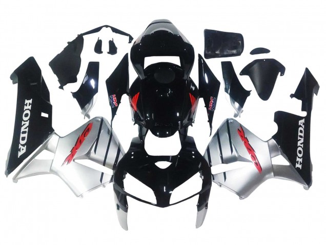 Honda CBR600RR Motorrad Verkleidung 2005-2006 - Silber Schwarz