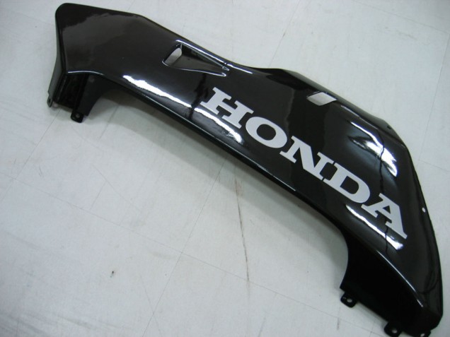 Honda CBR600RR Motorrad Verkleidung 2005-2006 - Glanzendes Schwarz Grau Flamme