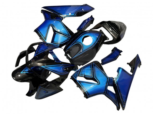 Honda CBR600RR Motorrad Verkleidung 2005-2006 - Blau Schwarz