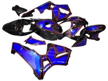 Honda CBR600RR Motorrad Verkleidung 2005-2006 - Blau Schwarz mit Rot Linie