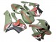 Honda CBR600RR Motorrad Verkleidung 2005-2006 - Grun Rot Hai