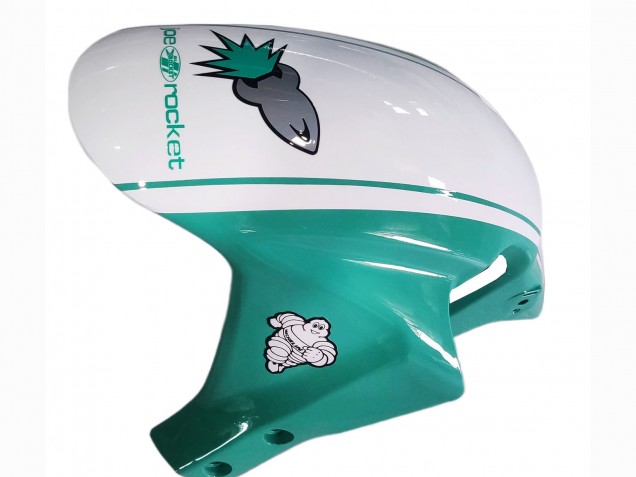 Honda CBR600RR Motorrad Verkleidung 2005-2006 - Hellgrun Weiss Glanzendes Schwarz Joe Rocket