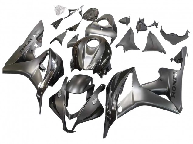 Honda CBR600RR Motorrad Verkleidung 2007-2008 - Silber Glanzendes Schwarz