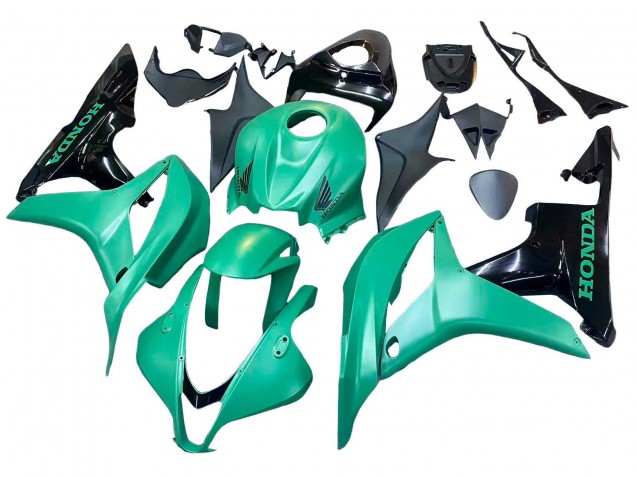 Honda CBR600RR Motorrad Verkleidung 2007-2008 - Grun Glanzendes Schwarz