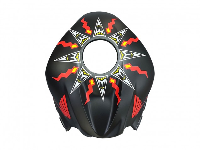 Honda CBR600RR Motorrad Verkleidung 2007-2008 - Matt Schwarz Orange Rot Rossi Repsol 46