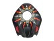 Honda CBR600RR Motorrad Verkleidung 2007-2008 - Matt Schwarz Orange Rot Rossi Repsol 46