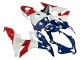 Honda CBR600RR Motorrad Verkleidung 2007-2008 - Weiss Blau Rot Stern
