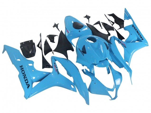 Honda CBR600RR Motorrad Verkleidung 2007-2008 - Hellblau Rennen