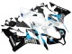 Honda CBR600RR Motorrad Verkleidung 2007-2008 - Weiss Hellblau Glanzendes Schwarz