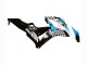 Honda CBR600RR Motorrad Verkleidung 2007-2008 - Weiss Hellblau Glanzendes Schwarz