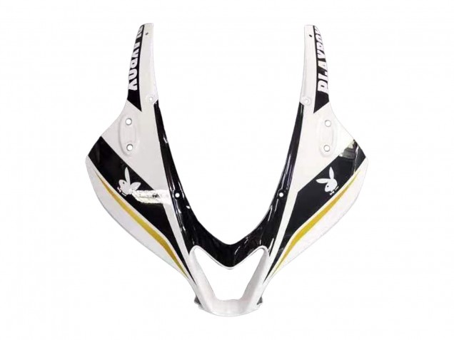 Honda CBR600RR Motorrad Verkleidung 2007-2008 - Weiss Gold Glanzendes Schwarz Playboy