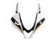 Honda CBR600RR Motorrad Verkleidung 2007-2008 - Weiss Gold Glanzendes Schwarz Playboy