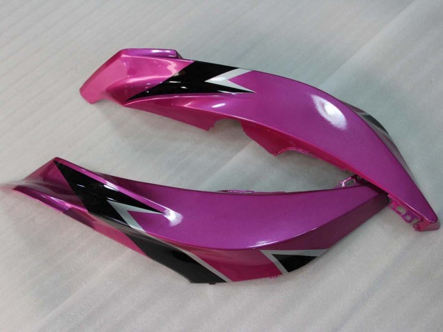 Honda CBR600RR Motorrad Verkleidung 2007-2008 - Rosa Glanzendes Schwarz Rennen
