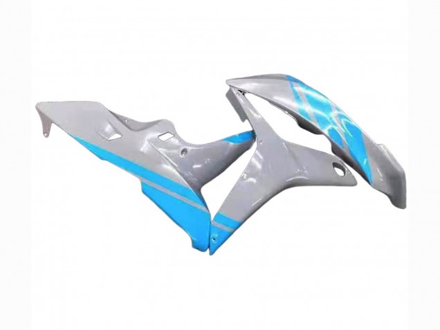 Honda CBR600RR Motorrad Verkleidung 2007-2008 - Glanzendes Grau Hellblau