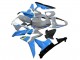 Honda CBR600RR Motorrad Verkleidung 2007-2008 - Nardo Grau Blau Weiss Glanzendes Schwarz