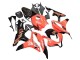 Honda CBR600RR Motorrad Verkleidung 2007-2008 - Orange Glanzendes Schwarz Repsol