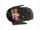 Honda CBR600RR Motorrad Verkleidung 2007-2008 - Orange Glanzendes Schwarz Repsol