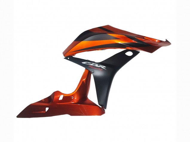 Honda CBR600RR Motorrad Verkleidung 2007-2008 - Orange Matt Schwarz