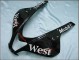Honda CBR600RR Motorrad Verkleidung 2007-2008 - Glanzendes Schwarz Weiss West