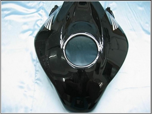 Honda CBR600RR Motorrad Verkleidung 2007-2008 - Glanzendes Schwarz Weiss West