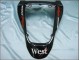 Honda CBR600RR Motorrad Verkleidung 2007-2008 - Glanzendes Schwarz Weiss West