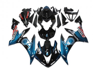 Yamaha YZF R1 Motorrad Verkleidung 2004-2006 - Blau Grun Blau Glanzendes Schwarz Rot Petronas ENEOS