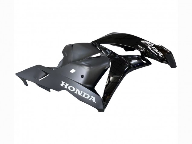 Honda CBR600RR Motorrad Verkleidung 2009-2012 - Glanzendes Schwarz Matt Schwarz