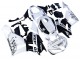 Honda CBR600RR Motorrad Verkleidung 2013-2023 - Weiss Glanzendes Schwarz Repsol