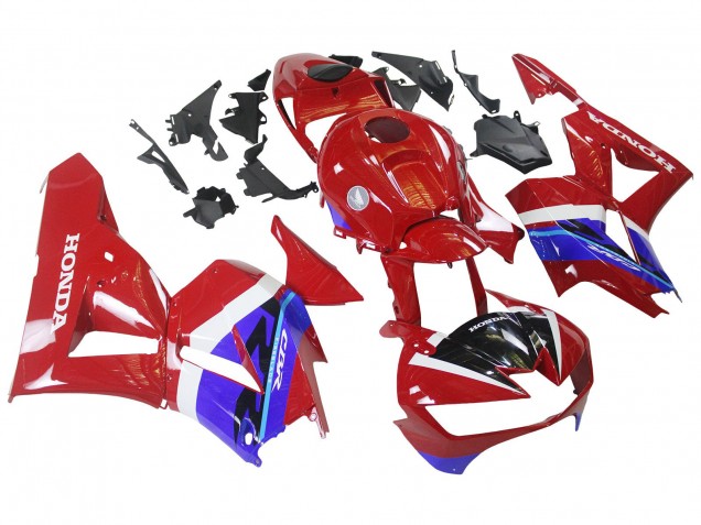 Honda CBR600RR Motorrad Verkleidung 2013-2023 - Rot Blau