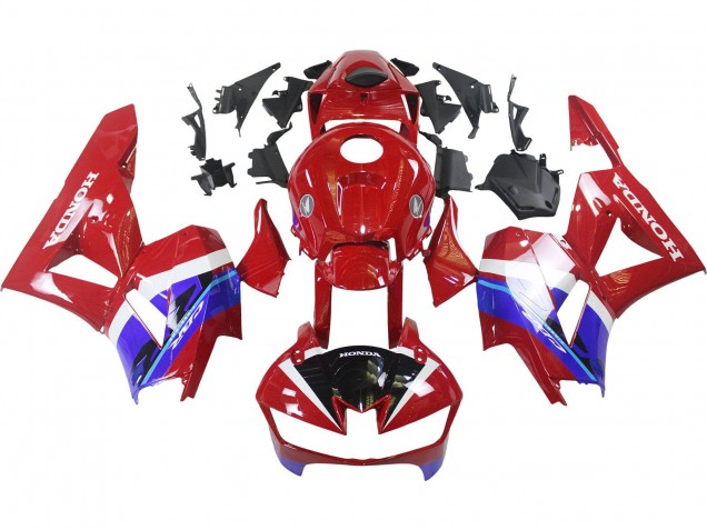 Honda CBR600RR Motorrad Verkleidung 2013-2023 - Rot Blau