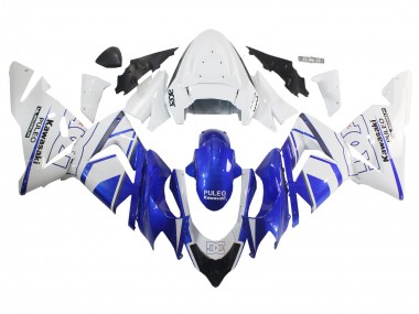 Kawasaki ZX10R Motorrad Verkleidung 2004-2005 - Schwarz Weiss