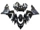 Kawasaki ZX10R Motorrad Verkleidung 2004-2005 - Glanzendes Matt Schwarz Ninja