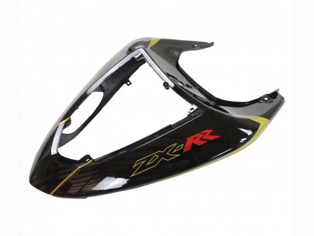 Kawasaki ZX10R Motorrad Verkleidung 2006-2007 - Schwarz Rot Gold BACARDI