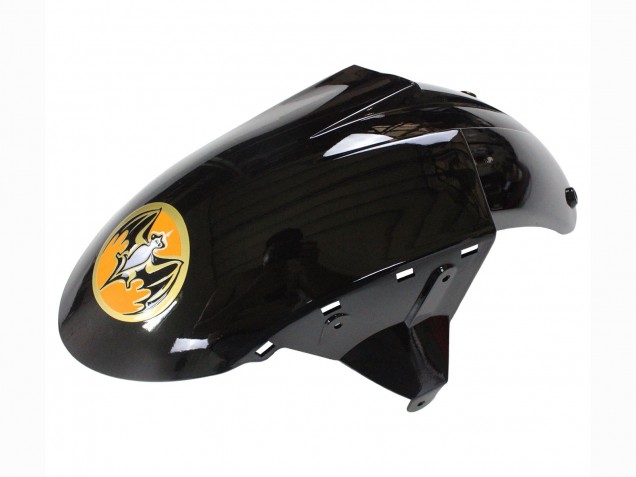 Kawasaki ZX10R Motorrad Verkleidung 2006-2007 - Schwarz Rot Gold BACARDI